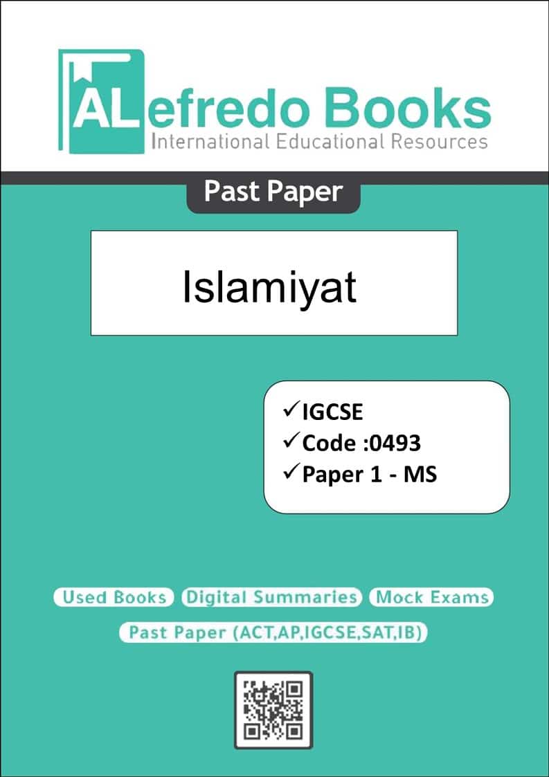 Islamiyat-Past Papers-IGCSE-Cambridge-Paper 1(2016-2022)(Mark Scheme ...