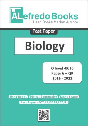cover pastpapers O level paper 6 Biology QP