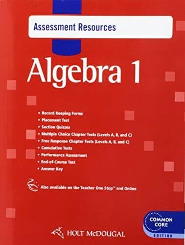 Holt mcdougal Algebra 1