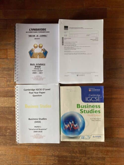 Past Paper Business Studies All Papers O Level